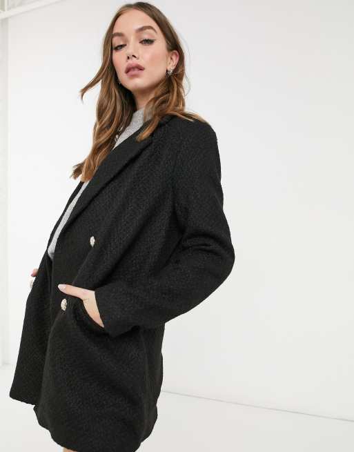 manteau blazer noir