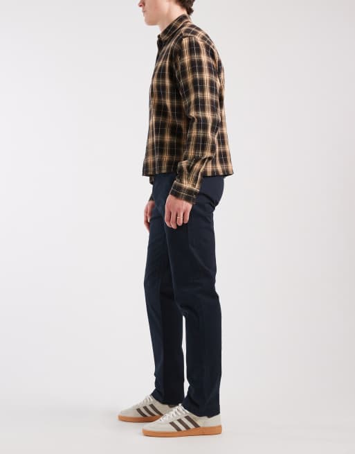 New Look – Marinblå chinos med smala ben, 3 av 5