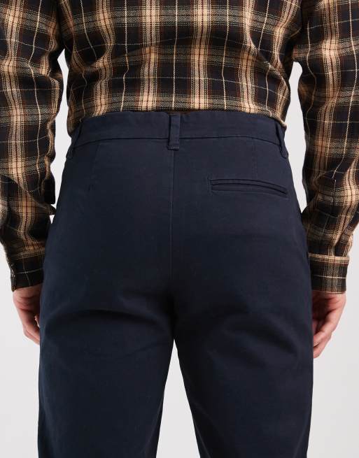 New Look – Marinblå chinos med smala ben, 4 av 5