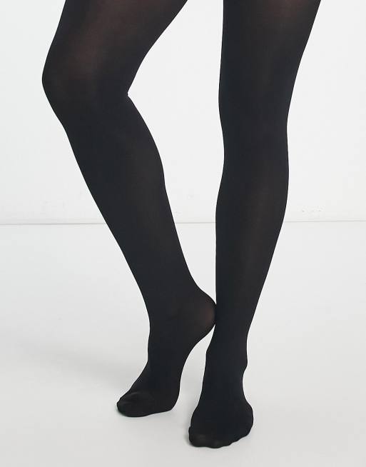 New Look Maternity 2 pack 70 denier tights in black ASOS