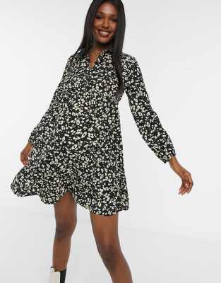 new look maternity leopard print dress