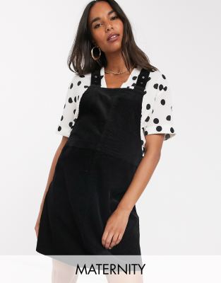 new look black maternity dress