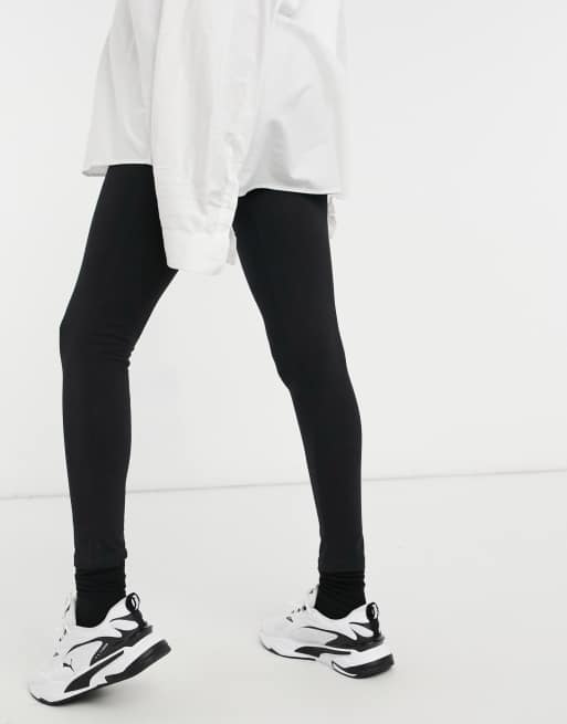 New Look Maternity – Czarne legginsy z podwyższonym stanem, 2 z 4