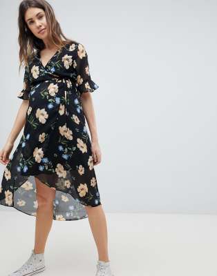floral dress look