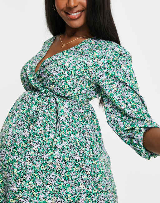 Plus Size Maternity Floral Dresses