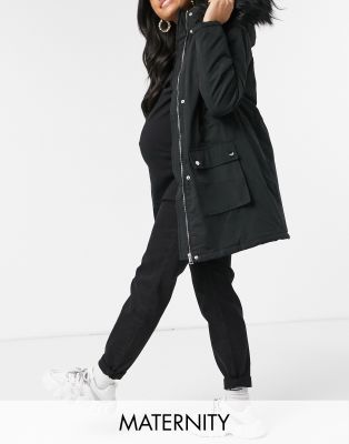 asos maternity winter coat