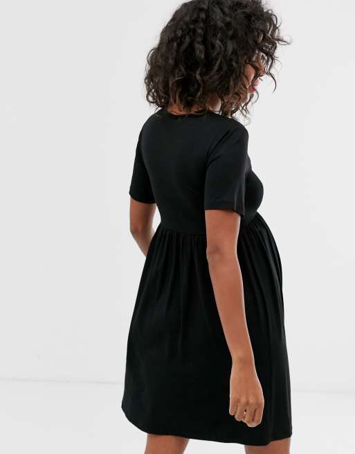 Nursing store smock dress