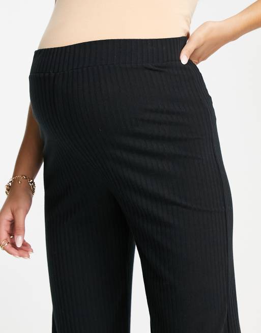 New Look Maternity - Pantalon côtelé ample - Noir, 4 de 4