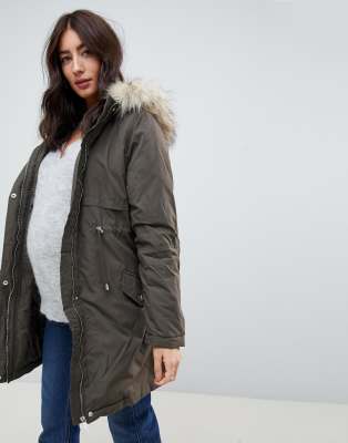 asos maternity winter coat