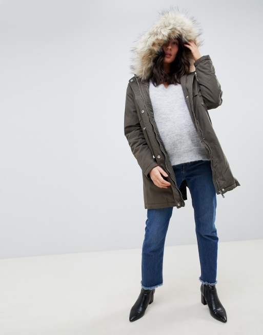 Asos new look parka best sale