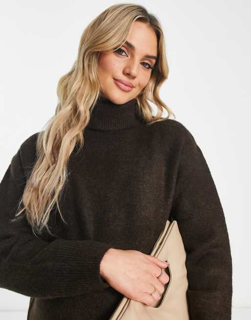 New Look Maternity – Rollkragenpullover in Braun, 4 von 4