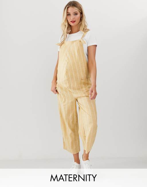 Maternity cheap linen overalls