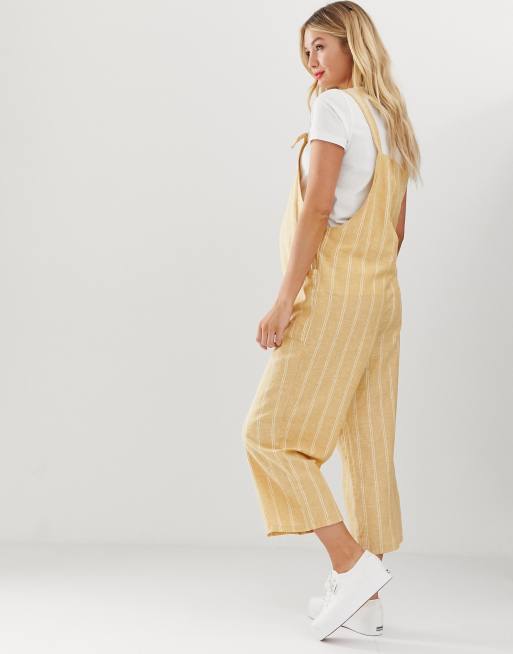 New look 2024 linen dungarees