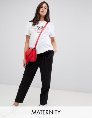 new look maternity work trousers