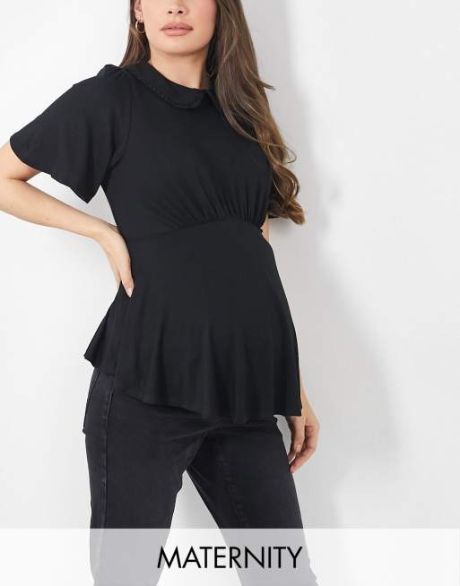 Maternity peplum store