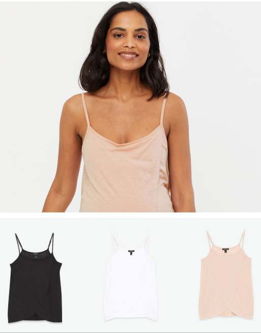 New Look Maternity – Zestaw 3 podkoszulków do karmienia w różnych kolorach