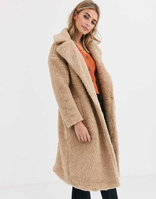 Maxi teddy bear hot sale coat