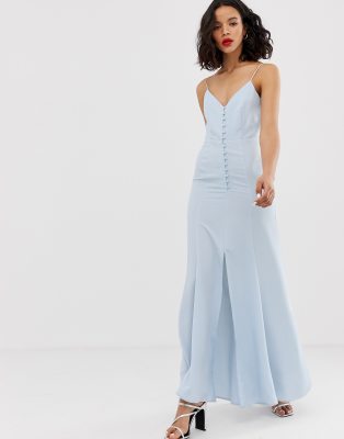 new look blue maxi dress