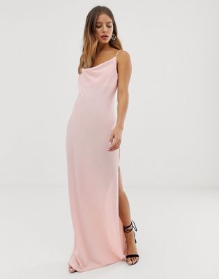 New Look maxi dress with cowl neck in 