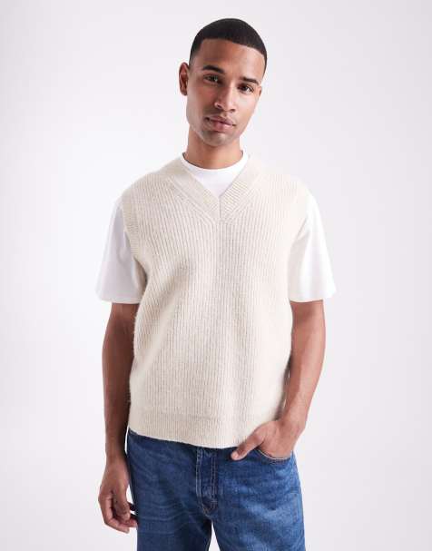 New Look - Meleret havrefarvet blød vest - view 1