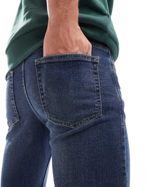 New Look – Mellanblå jeans med smal passform, 2 av 5