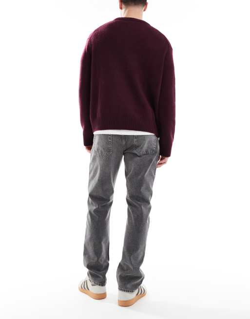 New Look - Mellemgrå jeans med lige ben, 2 af 5