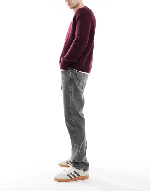 New Look - Mellemgrå jeans med lige ben, 3 af 5