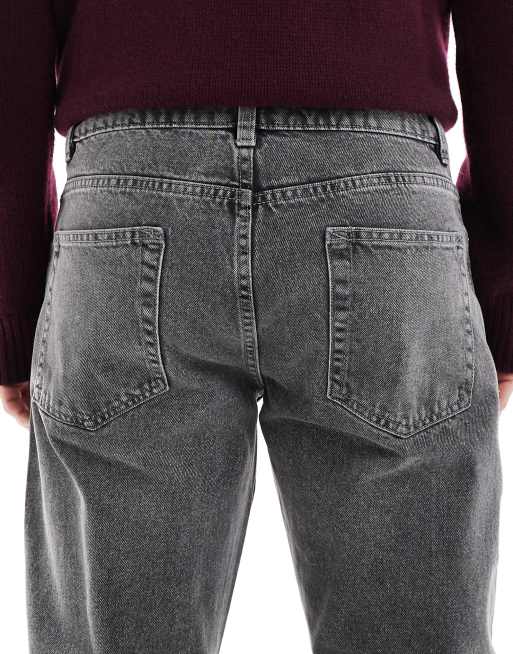 New Look - Mellemgrå jeans med lige ben, 4 af 5