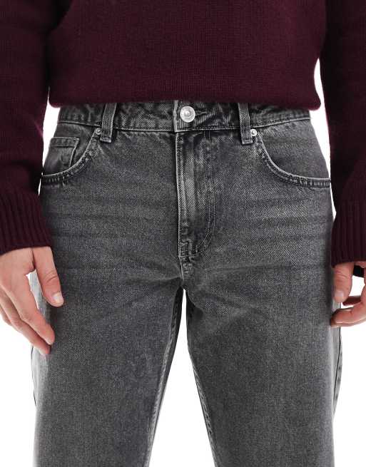 New Look - Mellemgrå jeans med lige ben, 5 af 5
