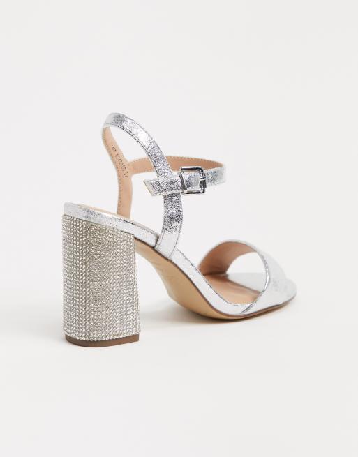 New look hot sale metallic sandals