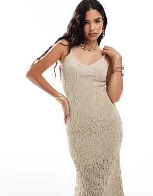 slim fit dress slacks Seroya Henne Metallic Dress in Metallic Gold main image 1