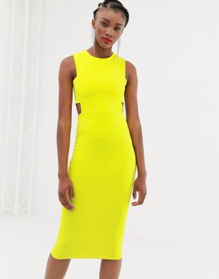 midi neon dress