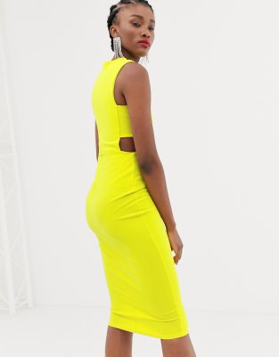 new look neon dress