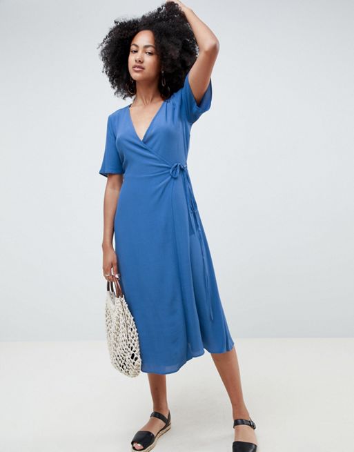 New Look Midi Wrap Dress | ASOS