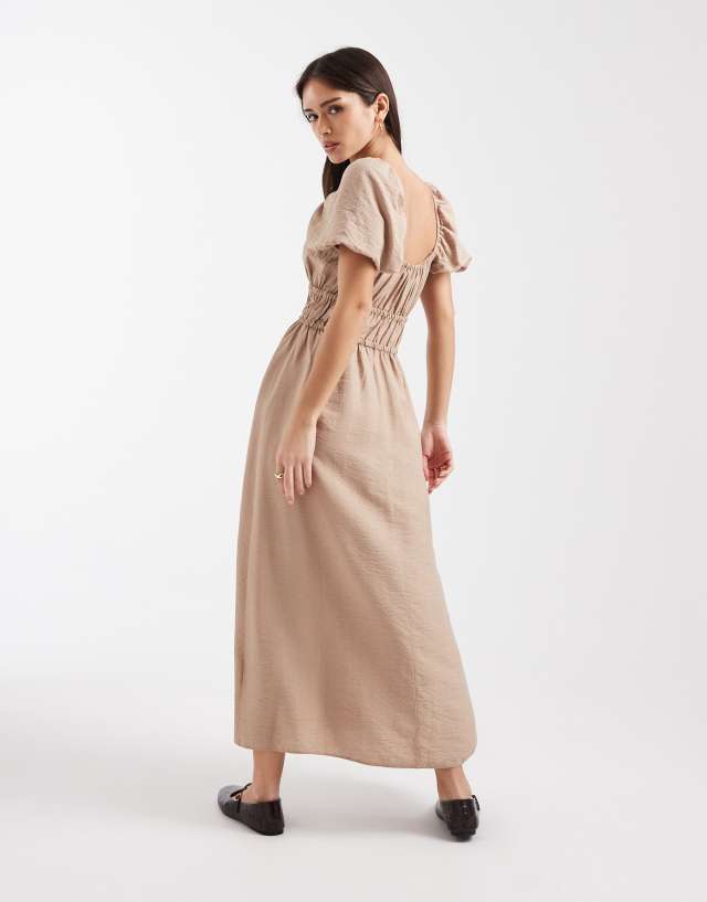 new look beige dress milkmaid midi in camel upload-20240408 Navy dress with these Color:Mid Night Blue 40° normal wash