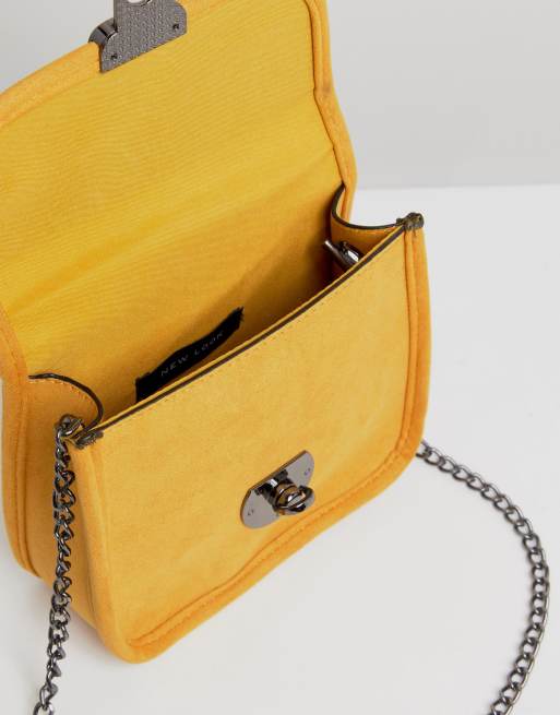 New look yellow discount bag