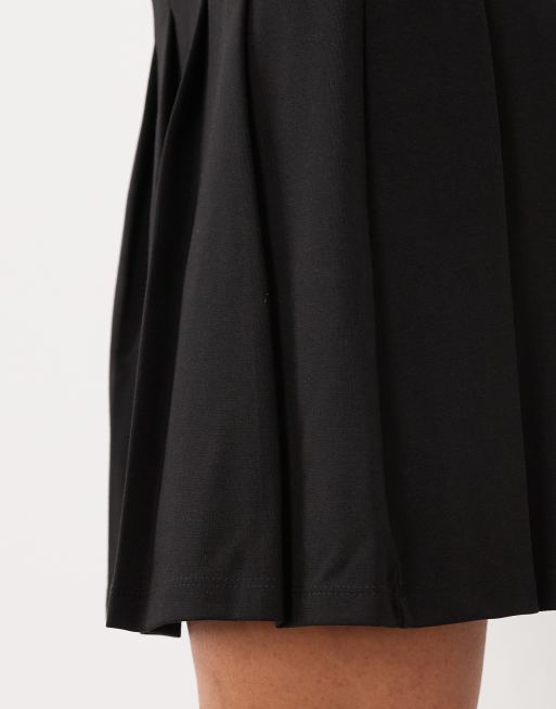 New Look mini-jupe plissée noire, 3 de 5