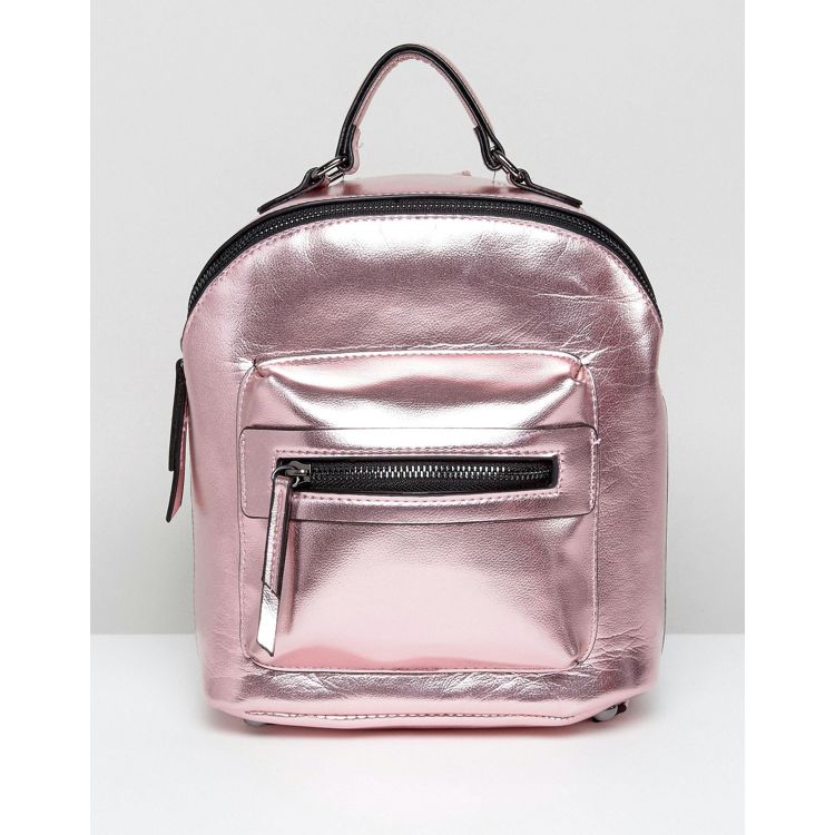 Asos Metallic Mini Backpack, $31, Asos