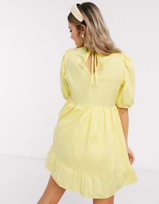 yellow smock dress