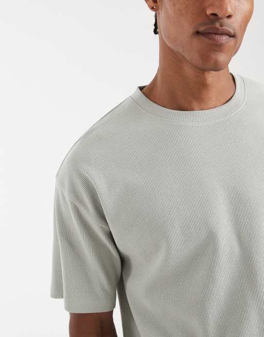 New Look – Mintgröna shorts med våffeltextur, del av set, 5 av 5