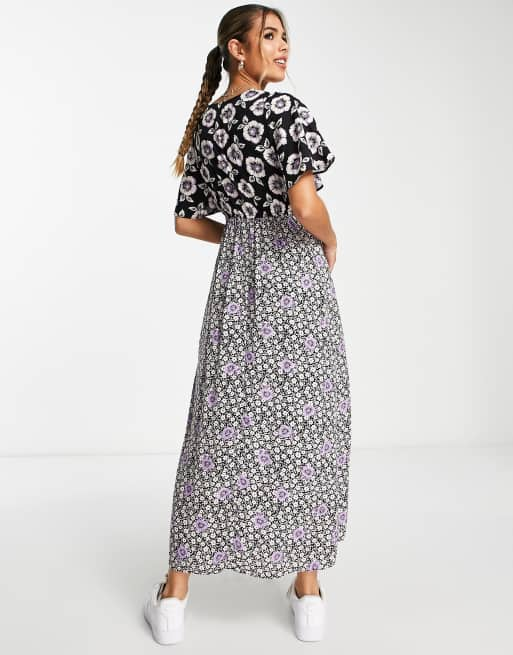 New look floral maxi fashion dress