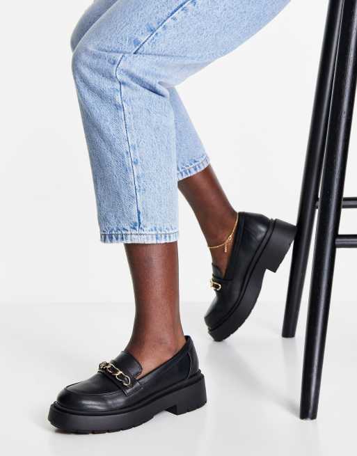 New Look - Mocassins chunky avec chaîne - Noir, 4 de 4