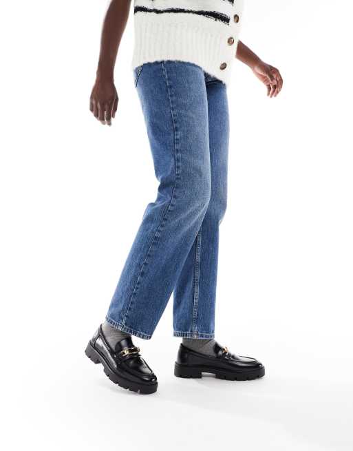 New Look - Mocassins en similicuir à détail chaîne - Noir, 3 de 4