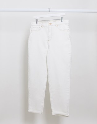 new look white jeans