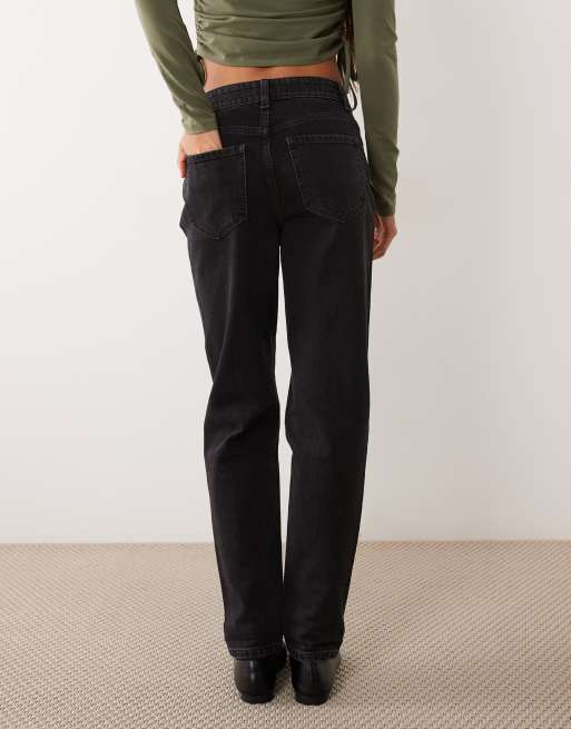 New Look mom jeans in black, 5 of 5