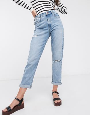 new look light blue jeans