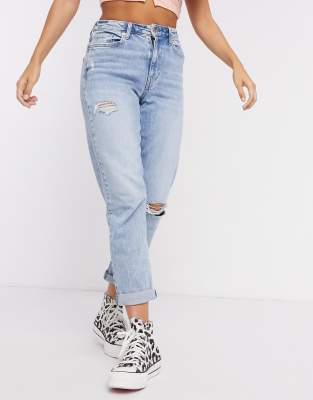 new look light blue jeans