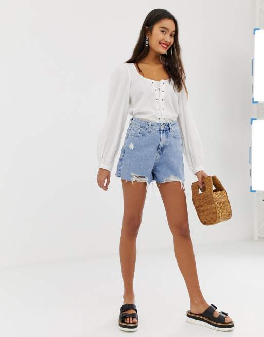 New look cheap mom shorts