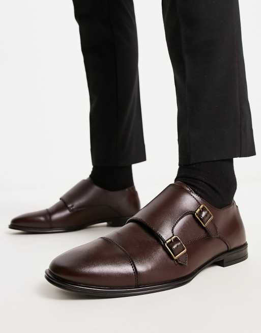 Suede monk deals strap boots