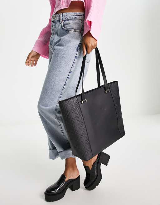 Black new look online bag